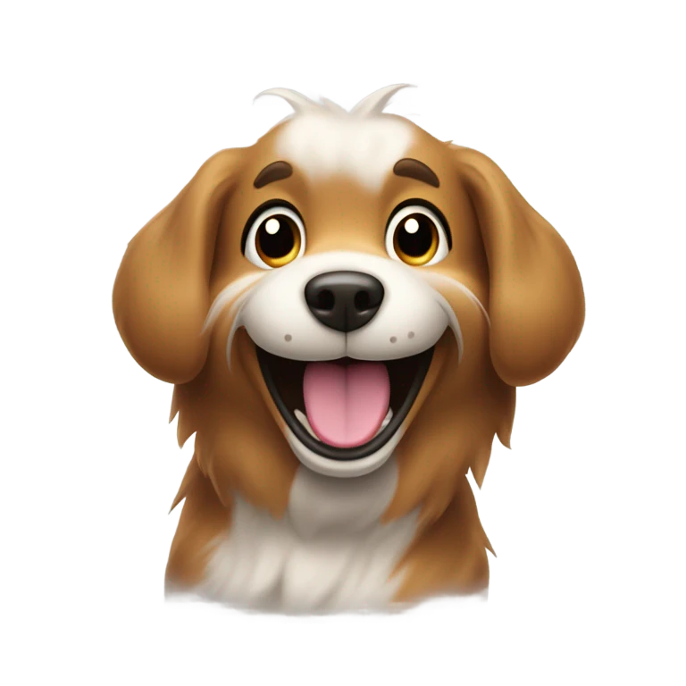 Happy dog emoji