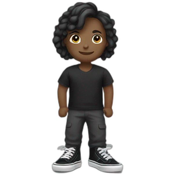 Black vans emoji