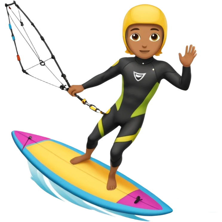 Kite surf emoji