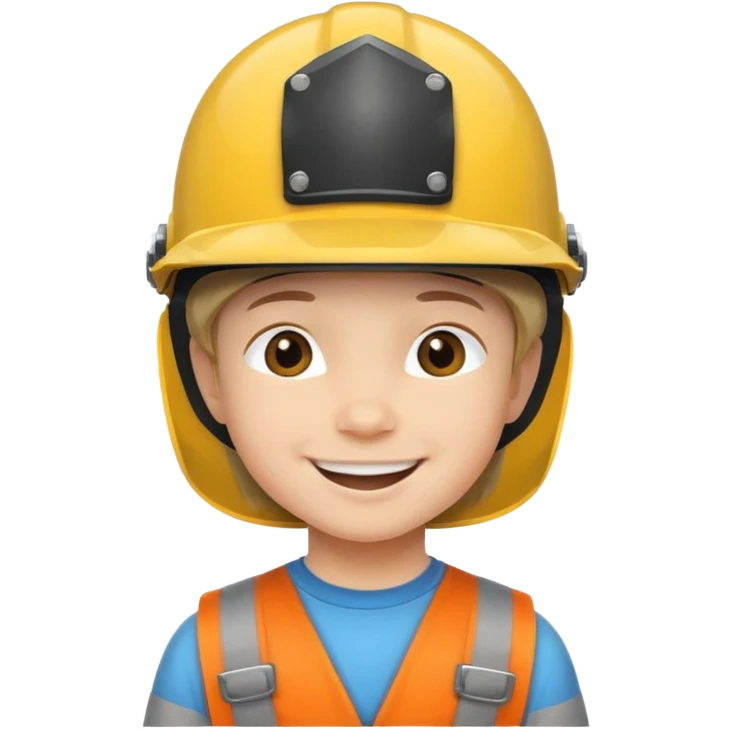 child with helmet emoji