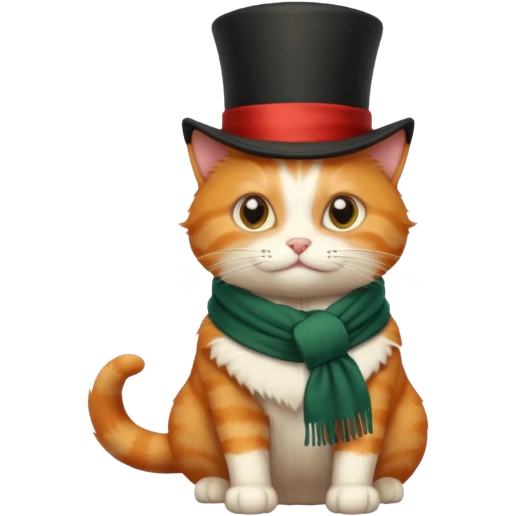 Ginger cat as Scrooge  emoji