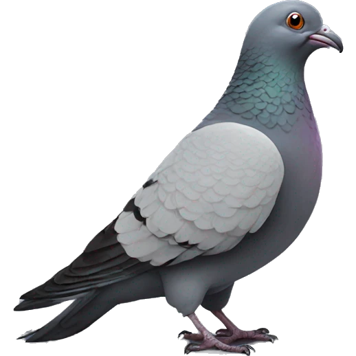 very very evil pigeon emoji