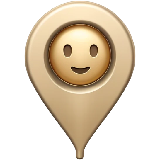 beige location pin emoji