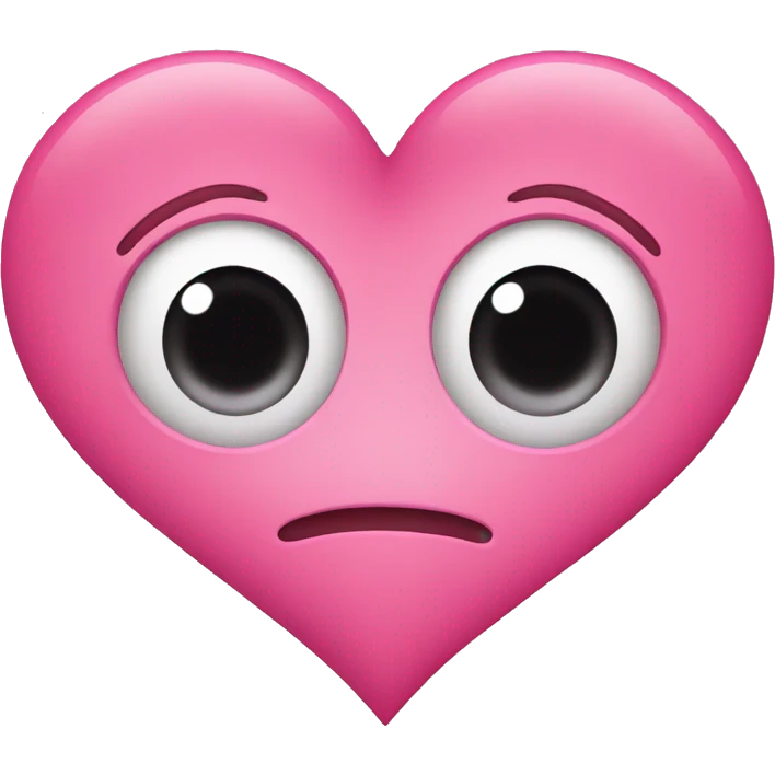 pink heart with eyes emoji