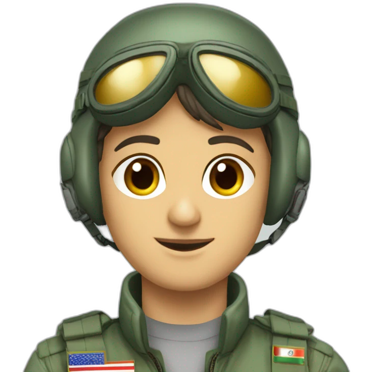 fighter jet pilot Iran emoji