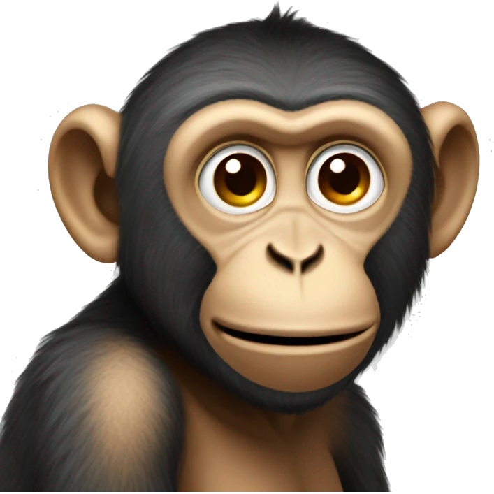 Monkey with nosering emoji