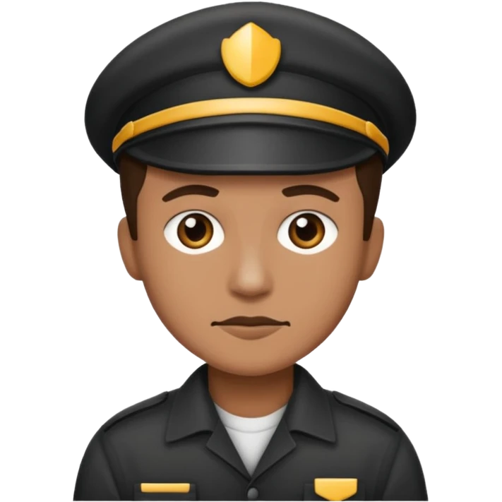 Stage manager no hat emoji