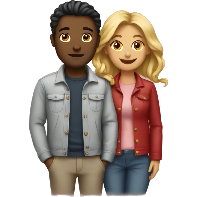 Couple in love emoji