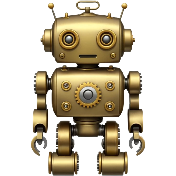 Wind-up robot emoji