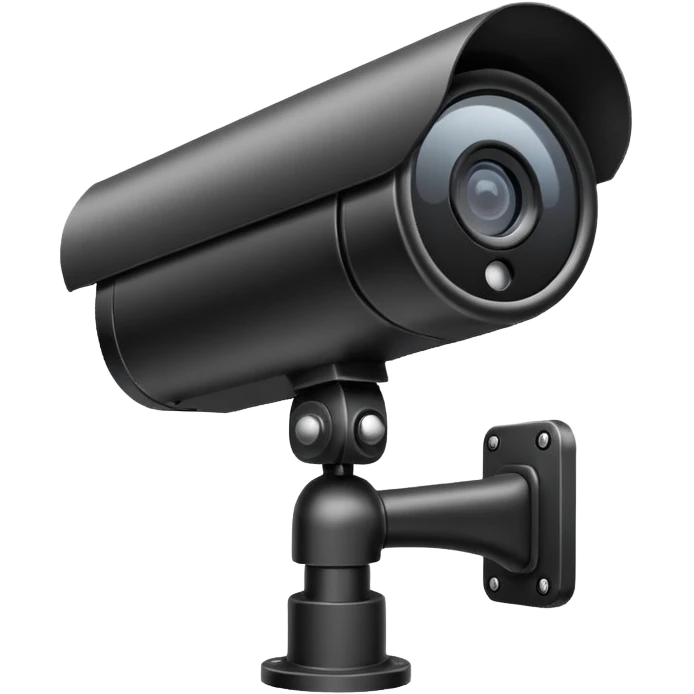 CCTV Camera pointing up to sky emoji