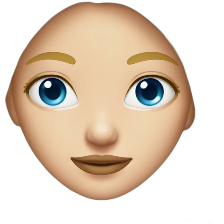 Blonde girl blue eyes wearing bikini emoji