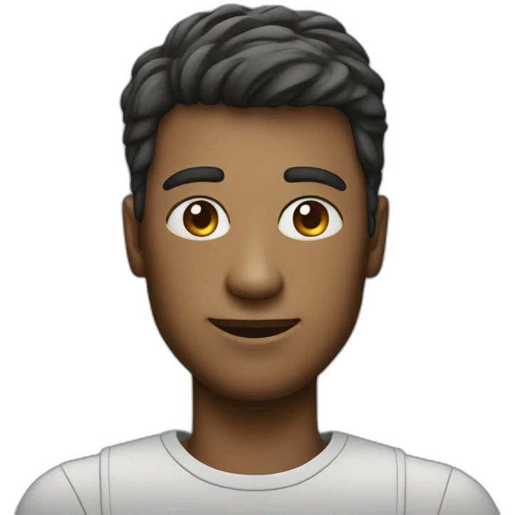 A person creating an ai emoji on his iPhone emoji