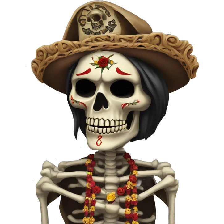 I want a santa muerte emoji emoji