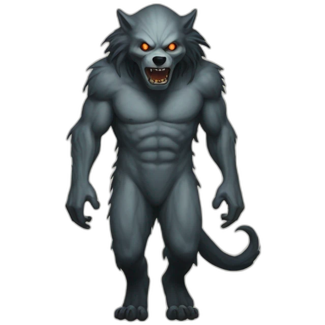 Super scary skinwalker emoji