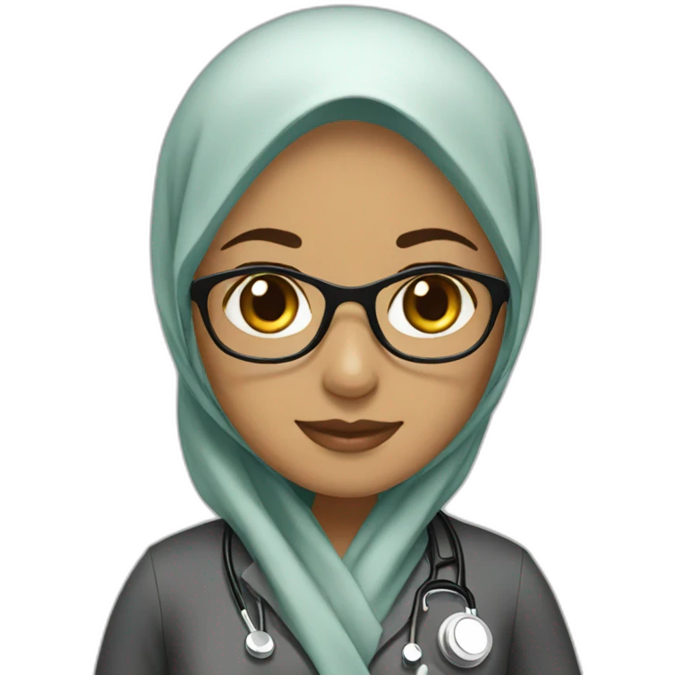 Hijab doctor emoji
