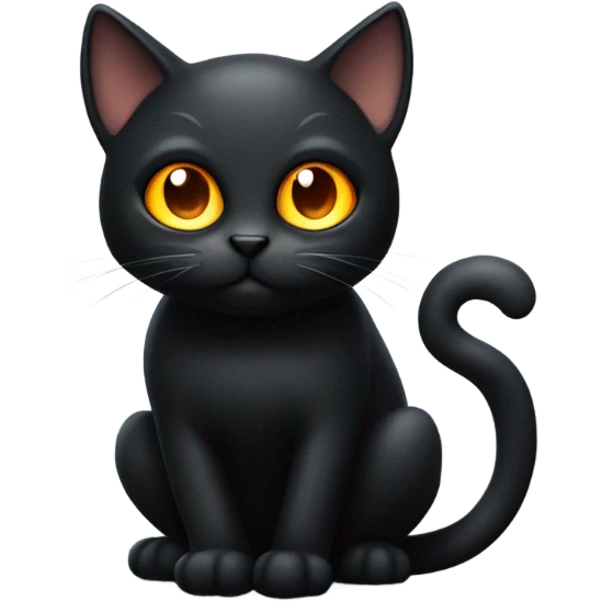 Spooky black emoji
