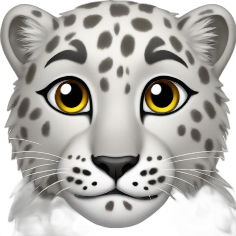 Snow leopard emoji