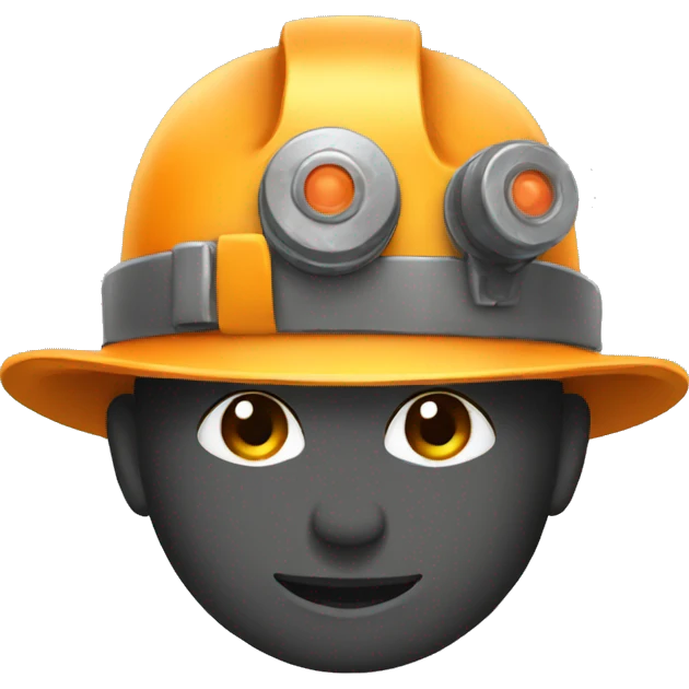 miner hat emoji