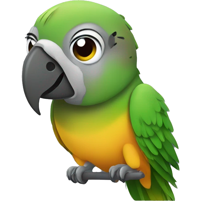 crying senegal parrot emoji