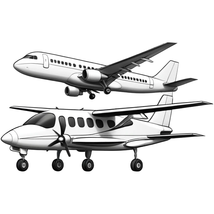 car with an airplain drawing emoji