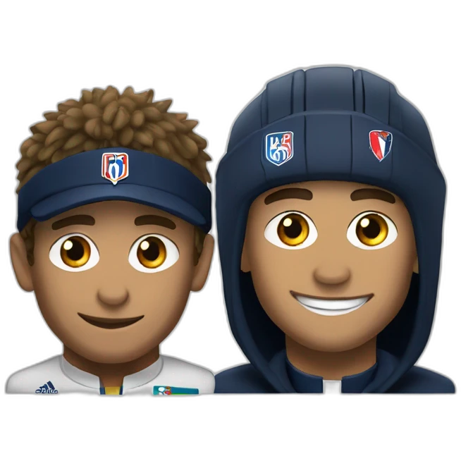 neymar et macron emoji