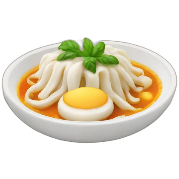 Poulpe qui cuisine emoji