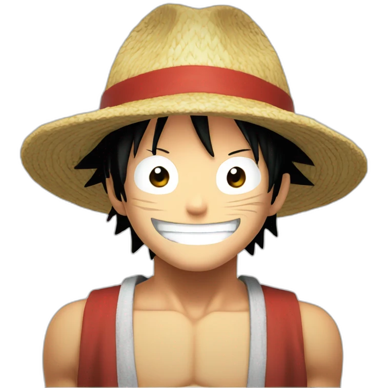 luffy from one piece emoji