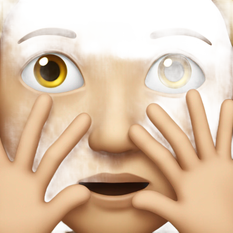 Someone rolling there eyes giving there hand emoji