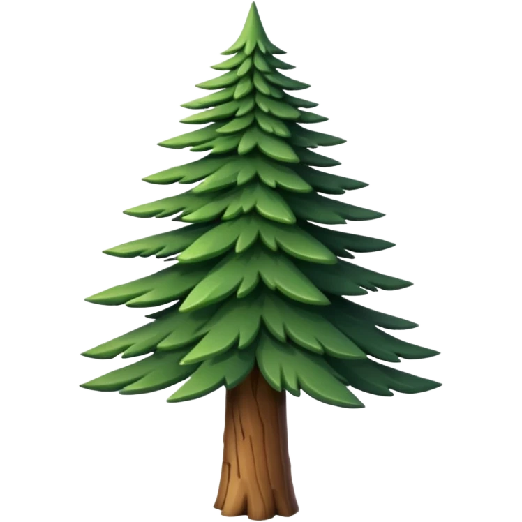 Pine tree emoji