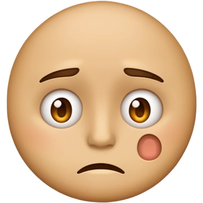 Blunt face emoji that’s exhausted from work emoji