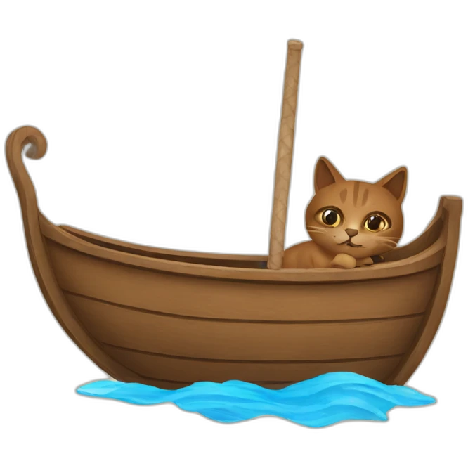 brown-cat-on-greek-boat emoji