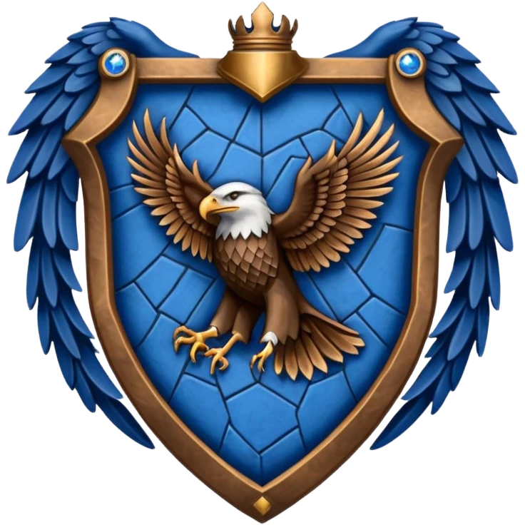 Hogwarts Ravenclaw crest Eagle emoji