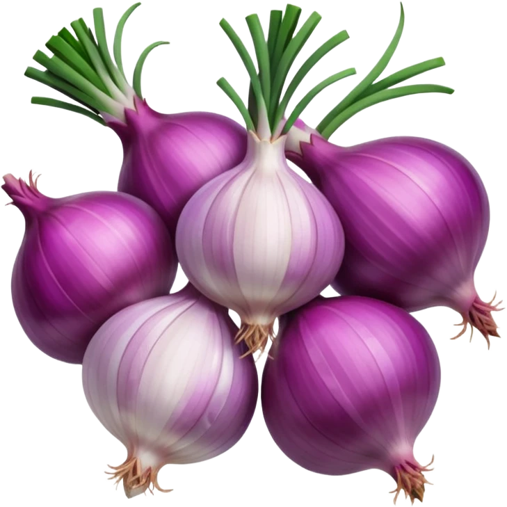 a bunch of shallots emoji