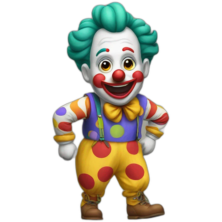 clown carring emoji