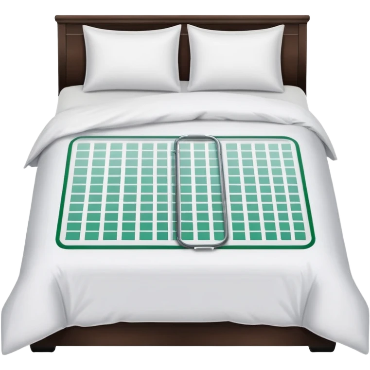 duvet with excel spreadsheet (no bed frame) emoji