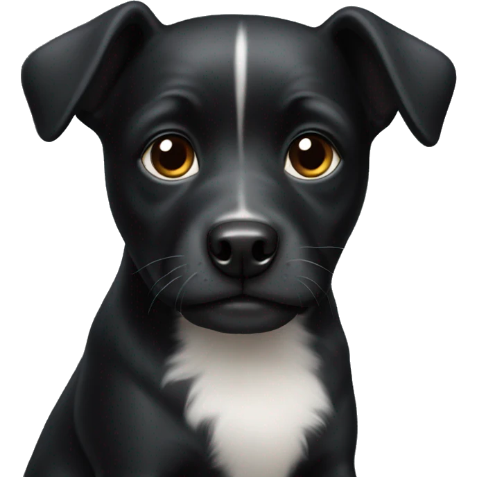Little black dog emoji
