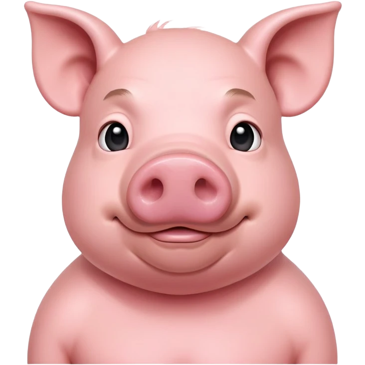 Sus handsome pig emoji