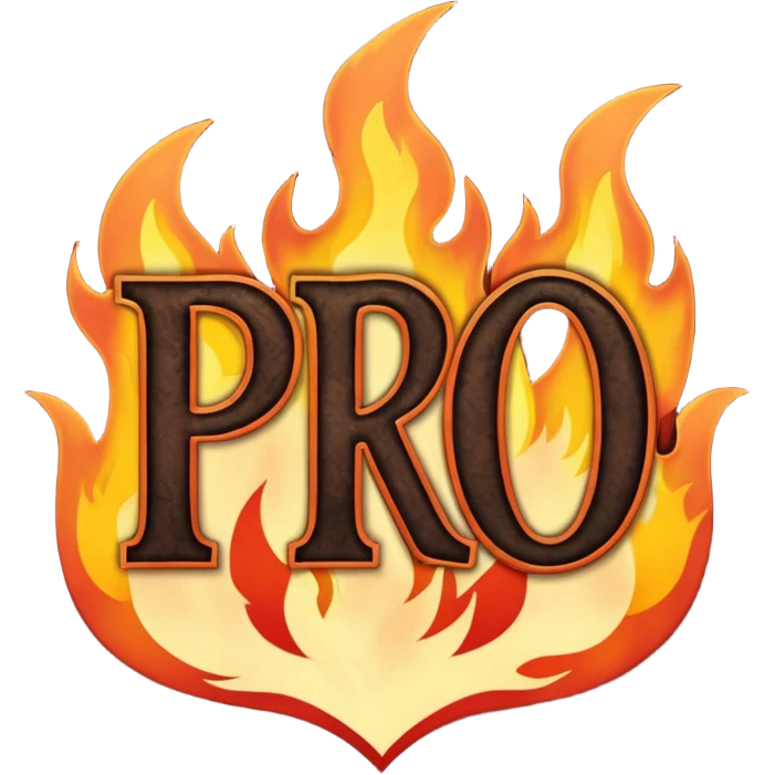 Can you make a banner that says PYRO in gothic letters, the letters should also be on fire  emoji