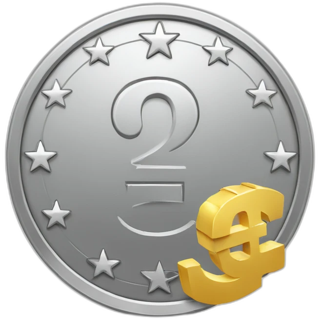 Euro monnaie argent emoji