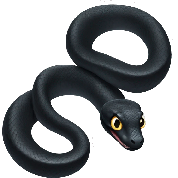 Black snake emoji