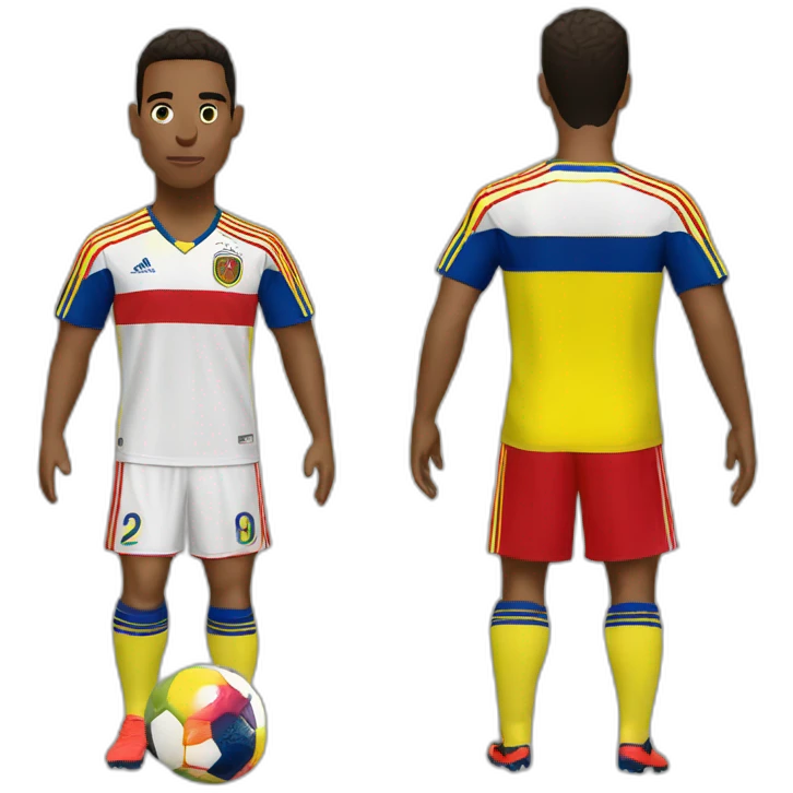futbolistas de colombia emoji