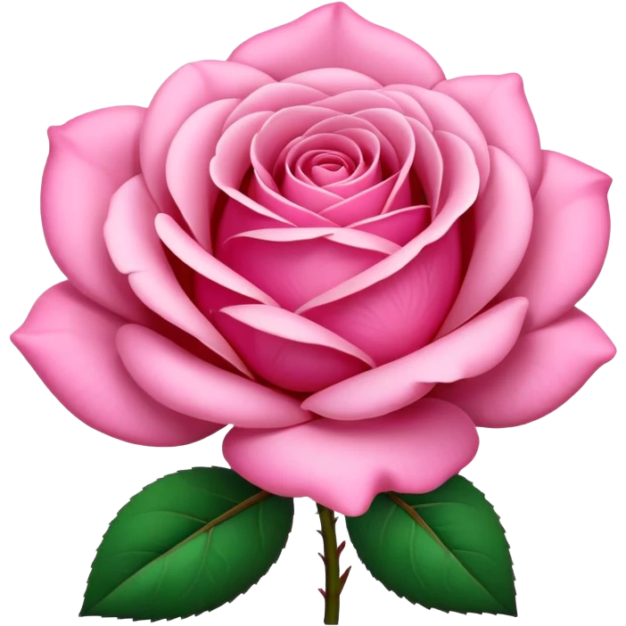 pink rose emoji