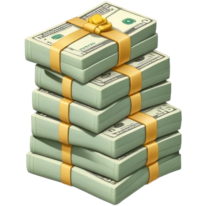 cash bundle money stack emoji