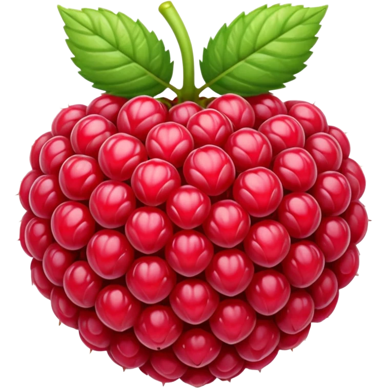 A raspberry emoji