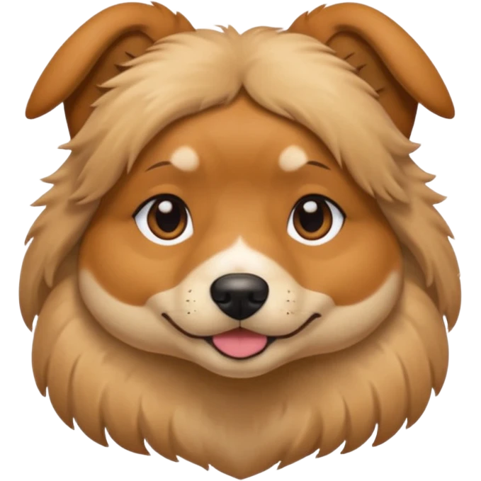 dog wearing a jodie  emoji