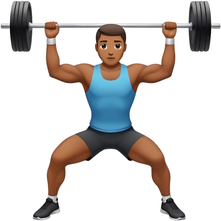 man reverse-fly exercise emoji