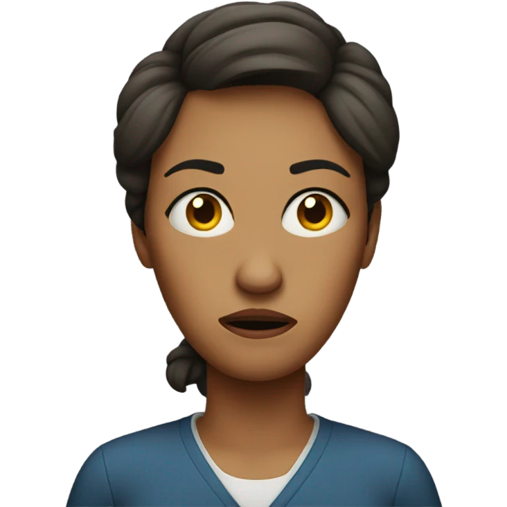 Disgusted woman emoji
