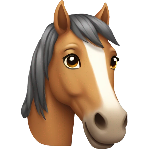 horse kawaii emoji