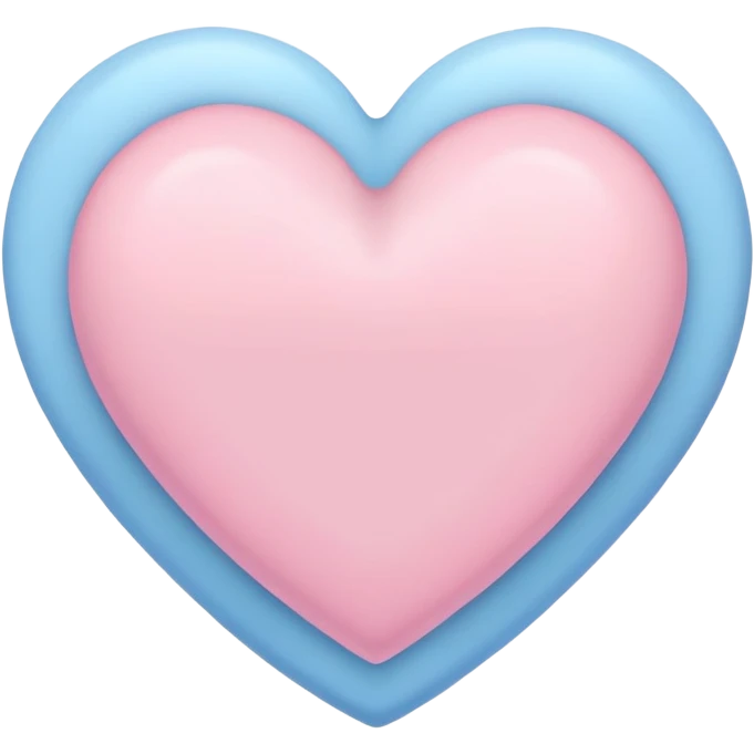 pastel heart emoji