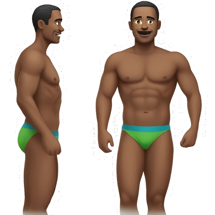 Man in speedo emoji